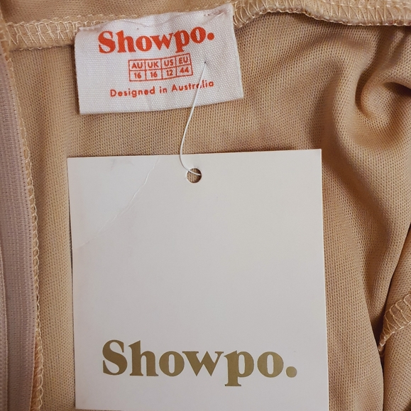 1 DAY SALE ONLY! ☆ SHOWPO. Rose Gold Sequence Mini Dress AU16 NWT - Picture 12 of 16